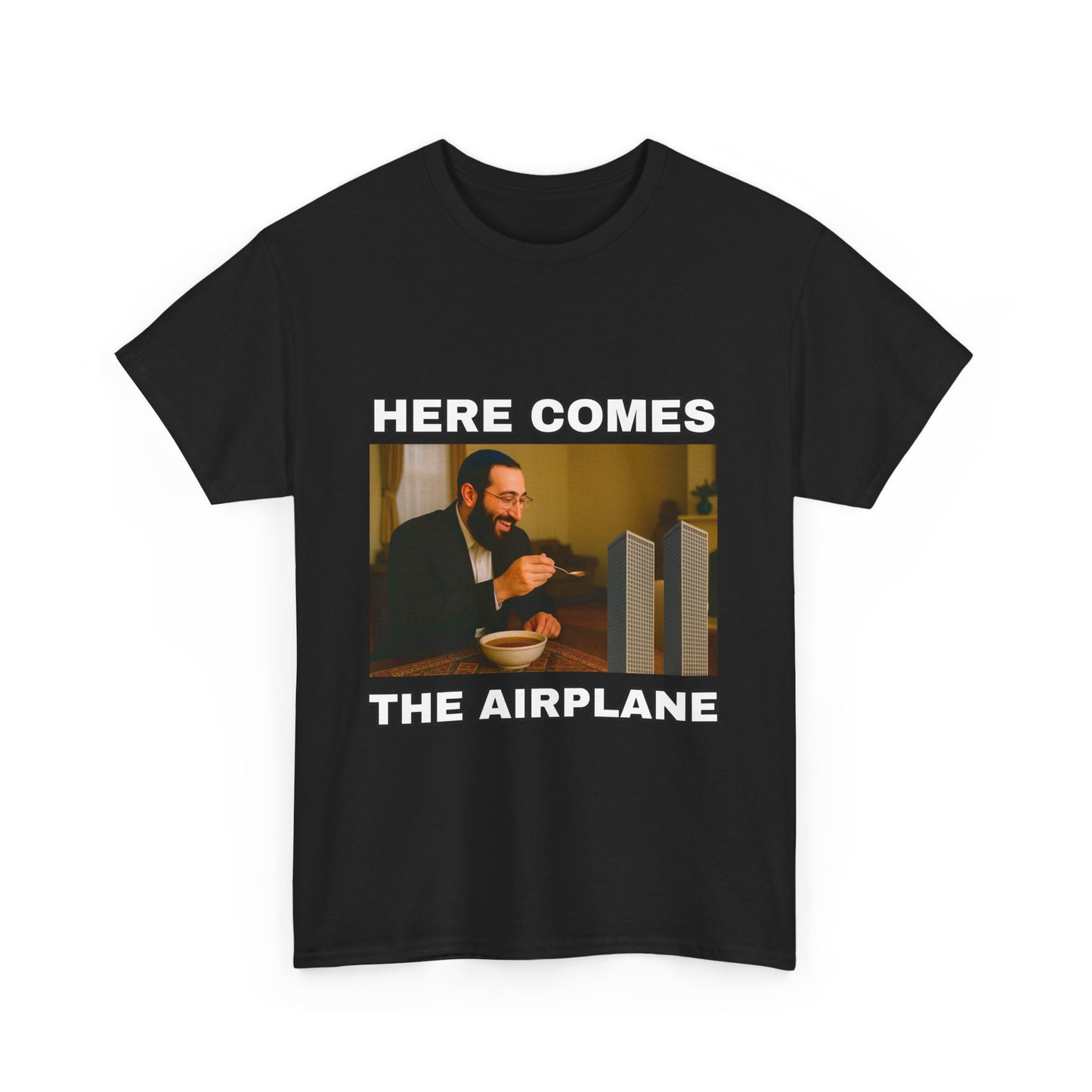 Here comes the airplane.