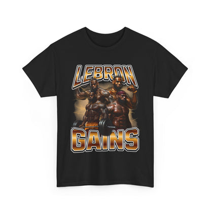 Lebron gains.