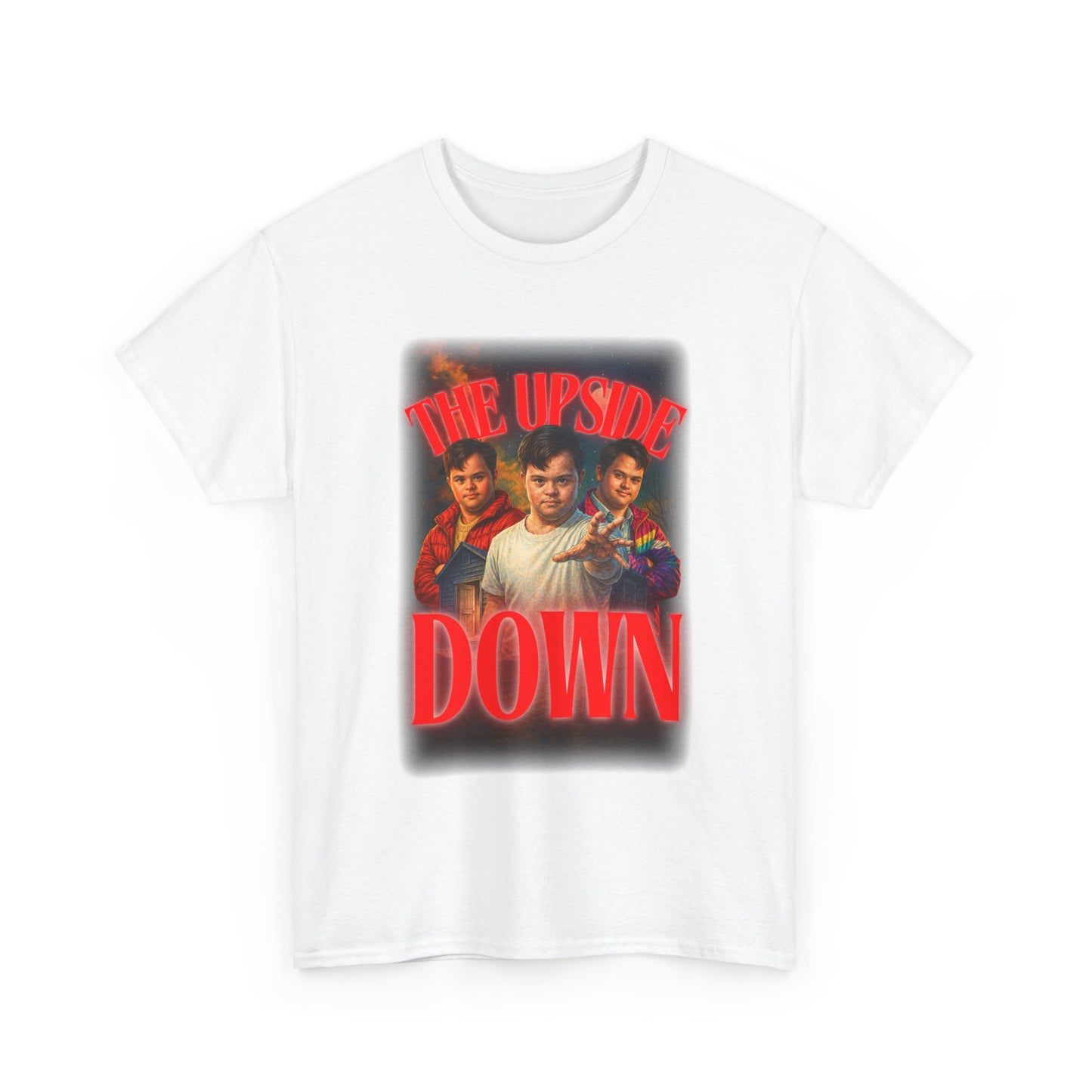 The upside DOWN.