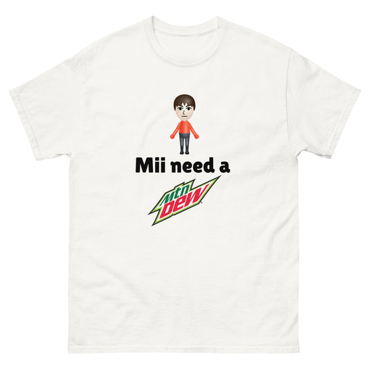 Mii need a mountain dew.